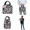 Leopardenmuster Isoliertes Lunchpaket Auslaufsicherer Lunchbehälter Thermotasche Tragetasche Lunchbox Büro Outdoor Lebensmitteltasche