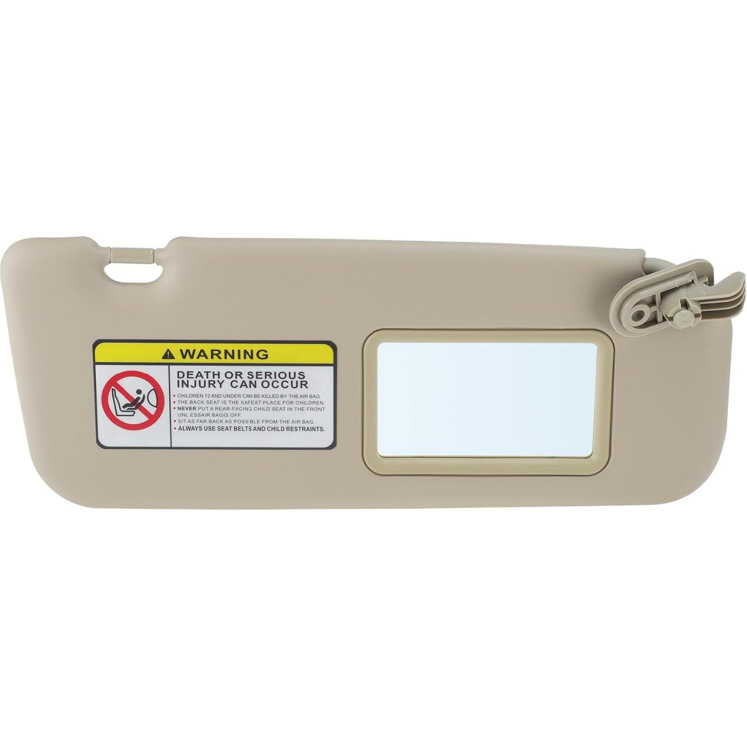 

Right Side Sun Visor Fit for Hyundai Accent 1E 2011 2012 2013 2014 2015 Right Passenger Side Car Sun Visor Assembly Replace No.852201R000/85220-1R000
