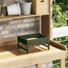 Bird Feeder Olive Green 34 X 26 X 16 Cm Cold Rolled Steel