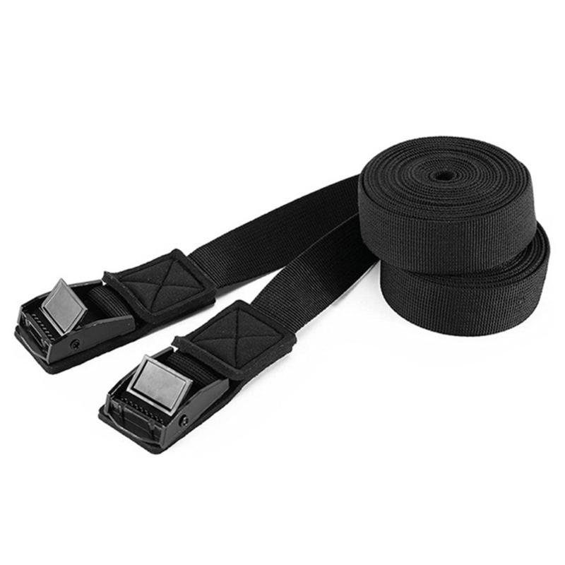 Heavy Duty Lashing Strap with Buckles 2.5x300cm 200lbs Load Adjustable Cargo Tie Down Strap For Luggage Bike Motorcycle