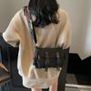 Lässige Schulter-Canvas-Tasche Damen neue trendige vielseitige Umhängetasche leichte Reise kleine Tasche