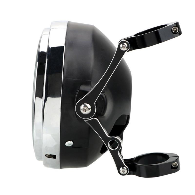 Motorbike Modified Accessories Adjustable Headlight Fork Mounting Brackets Motorcycle Headlight Bracket Head Lamp Holder