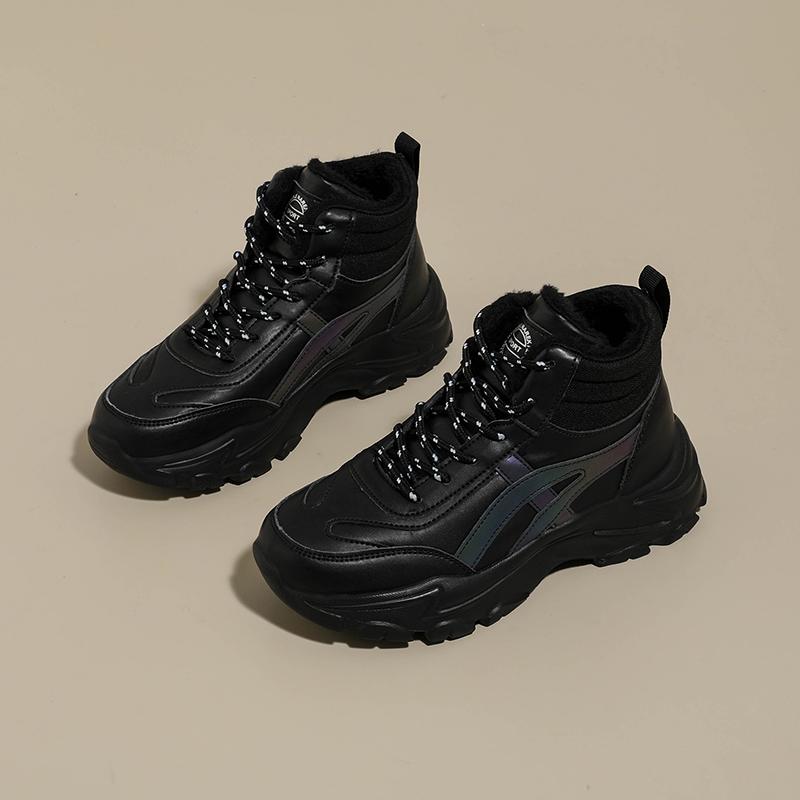 Autumn/Winter Cotton Shoes High-top Women's Winter Boots Lightweight Outdoor Women's Snow Boots