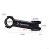 Bike Short Stem Bicycle Adjustable 28.6mm Riser 31.8mm Handlebar for Cycling,