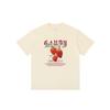 Unisex American Retro Hong Kong Style Strawberry Print T-Shirt - Summer Loose Fit