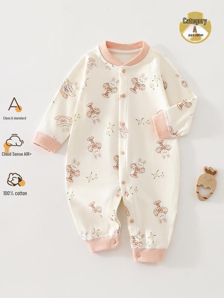 Unisex Baby Bodysuit: A-Class Pure Cotton for All Seasons