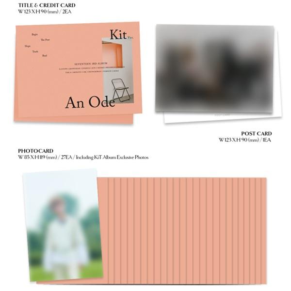 Seventeen [AN ODE] KIT Ver. 3rd Album Reissue