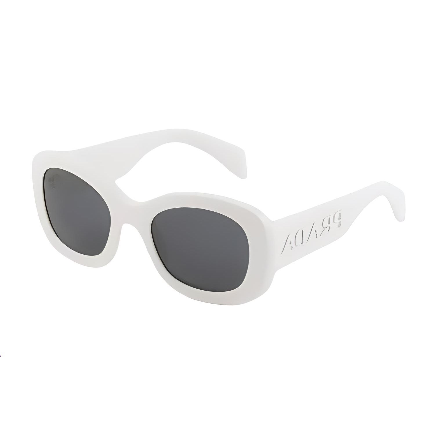 

Prada Irregular Frame Acetate Sunglasses Women sunglasses White SPRA13E142F05S0C054 54,White
