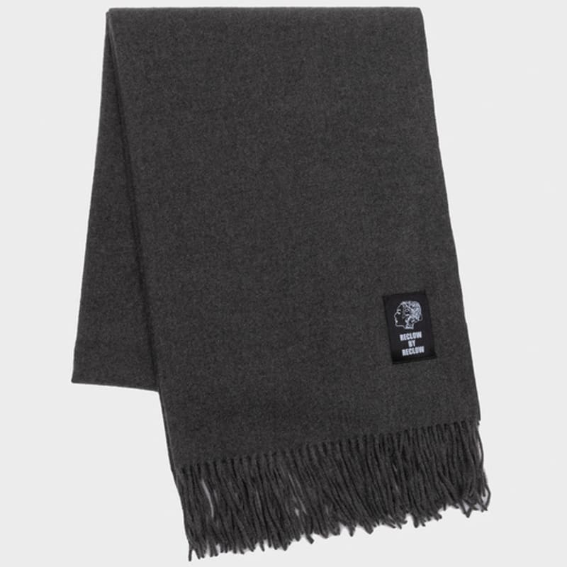 RECLOW Plain Muffler, Dark Gray