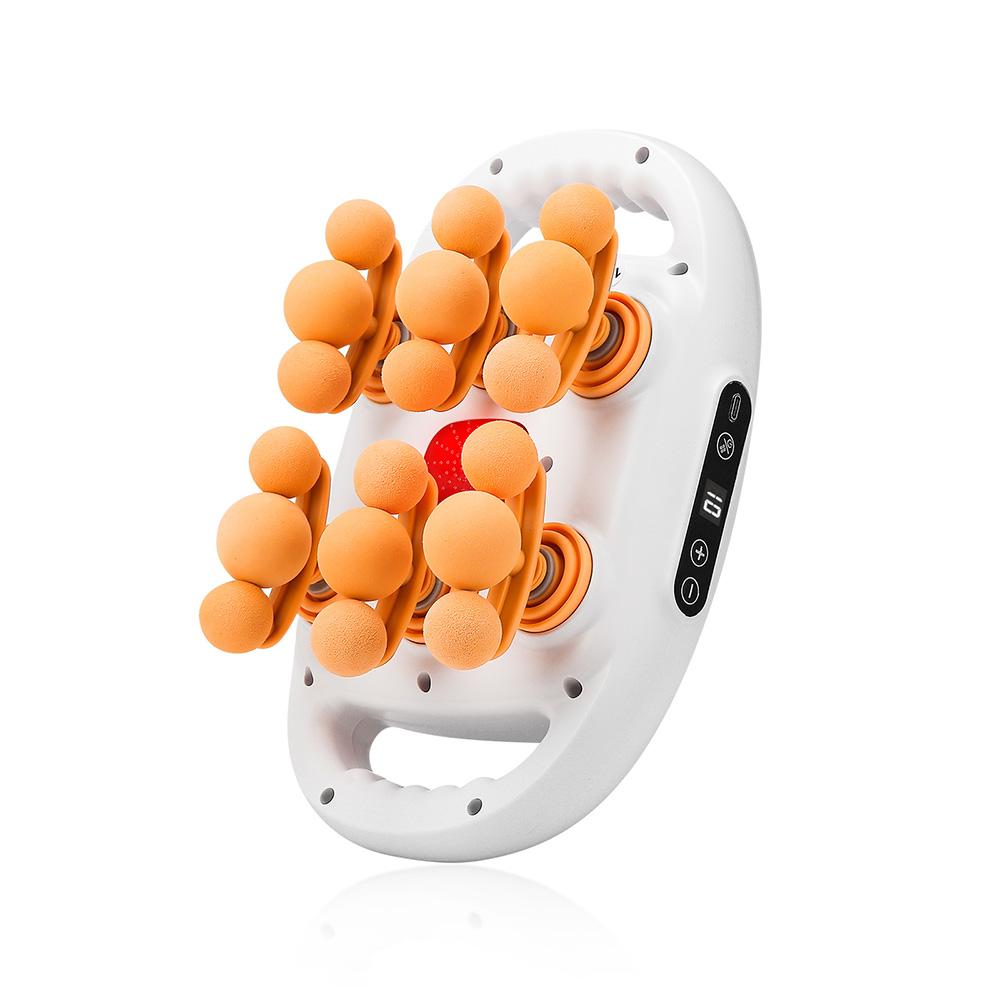 

18 Heads Fascia Gun Massage High Frequency Vibration Neck Shoulder Back Waist Leg Body Massage Machine белый