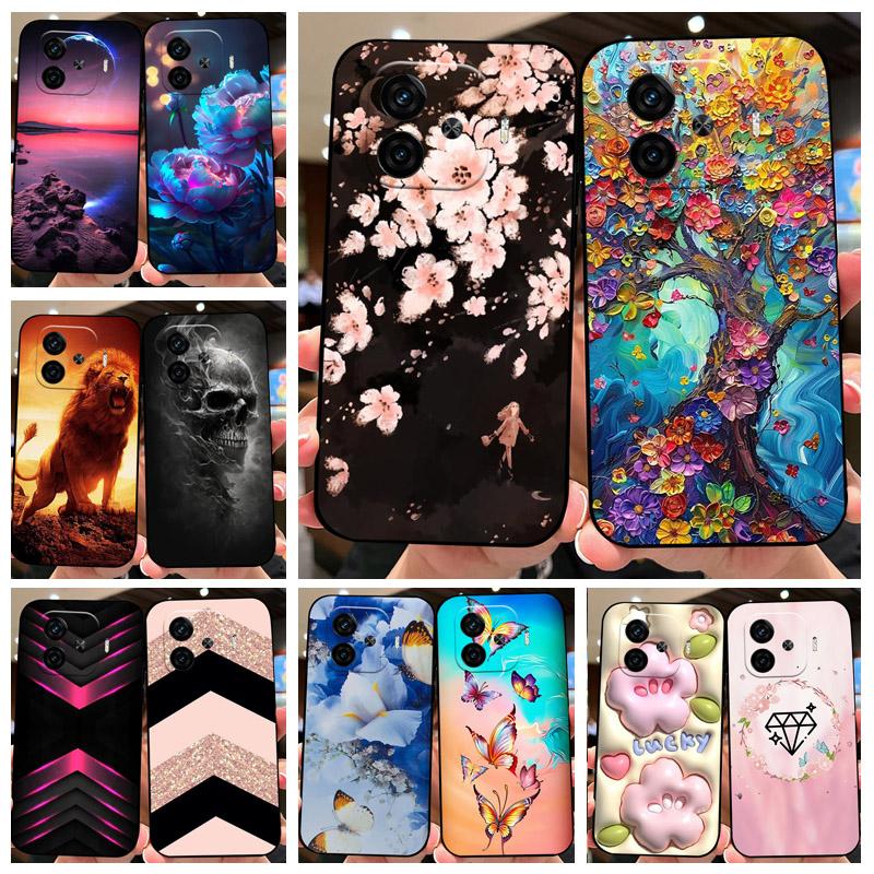 For VIVO IQOO Z9 Turbo 5G Phone Case Fashion Covers Protective Shell For IQOO Z9 Turbo Cases Soft TPU Silicone Cover Coque
