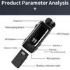 D70Pro Lavalier Business Bluetooth 5.4 Earphones Talk/Music Time 36 Hours LED Digital Display With Mic Noice Cancelling Headset