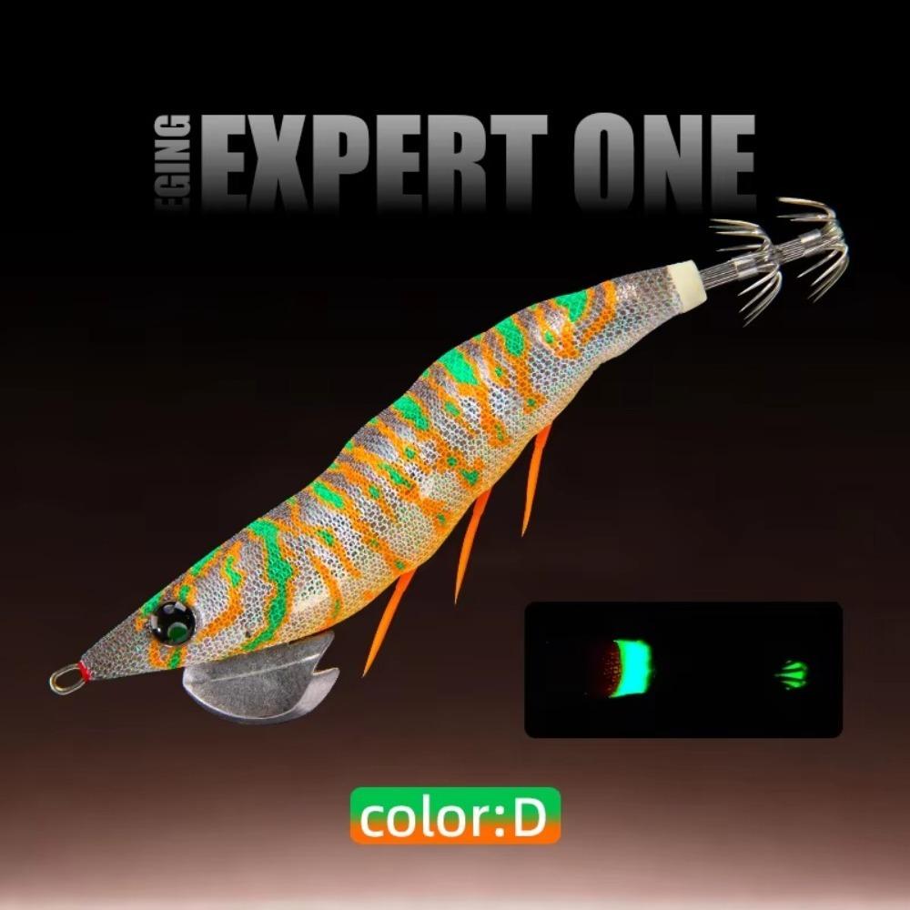 135mm Length Squid Jig Lure 18.5g Weight Artificial Squid Lure Sea Fishing Lure  For Octopus