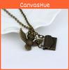 Harry Potter Vintage Koperen Uil Met Accepteerbrief Hanger Medaillon Ketting Voor Gothic Mode Fans