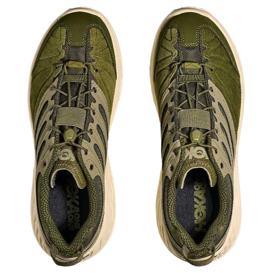 HOKA One One Stinson Evo OG Rutschfest Abriebfest Niedrig geschnitten Freizeit Trailrunning Schuhe Unisex Grün 1166450-MRNW