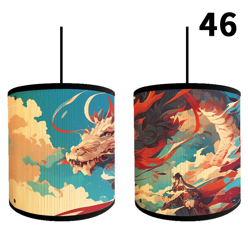 Japanese Style Lamp Shade Bamboo Art Light Cover Bar Cafe Homestay Restaurant Decor Chandelier 30cm Home Bedside Wall Lamp Cover