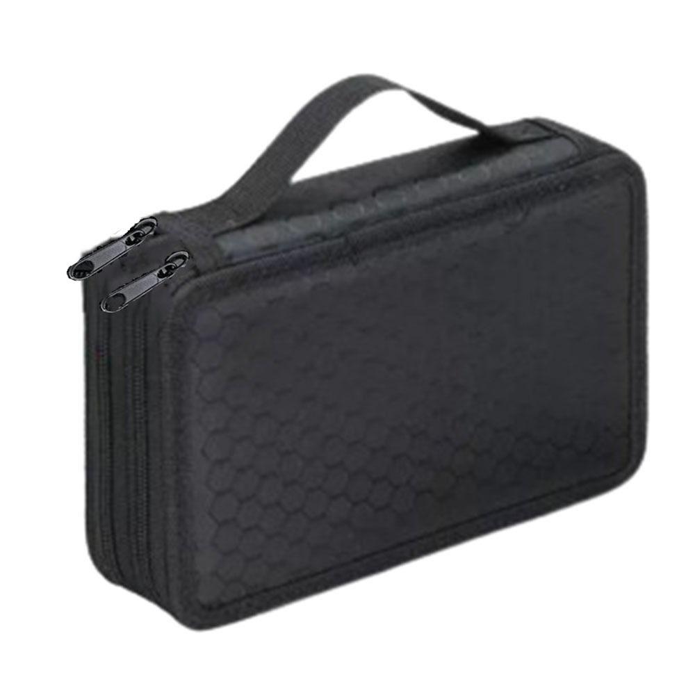 2/3/4 Layers Colored Pencil Bag Large Capacity School Stationery Bag Pen Pouch  Office Accessories