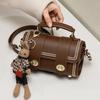 YUYULA Women's Handbag, Cowhide Crossbody Bag, Phone Bag, Shoulder Bag, Brown