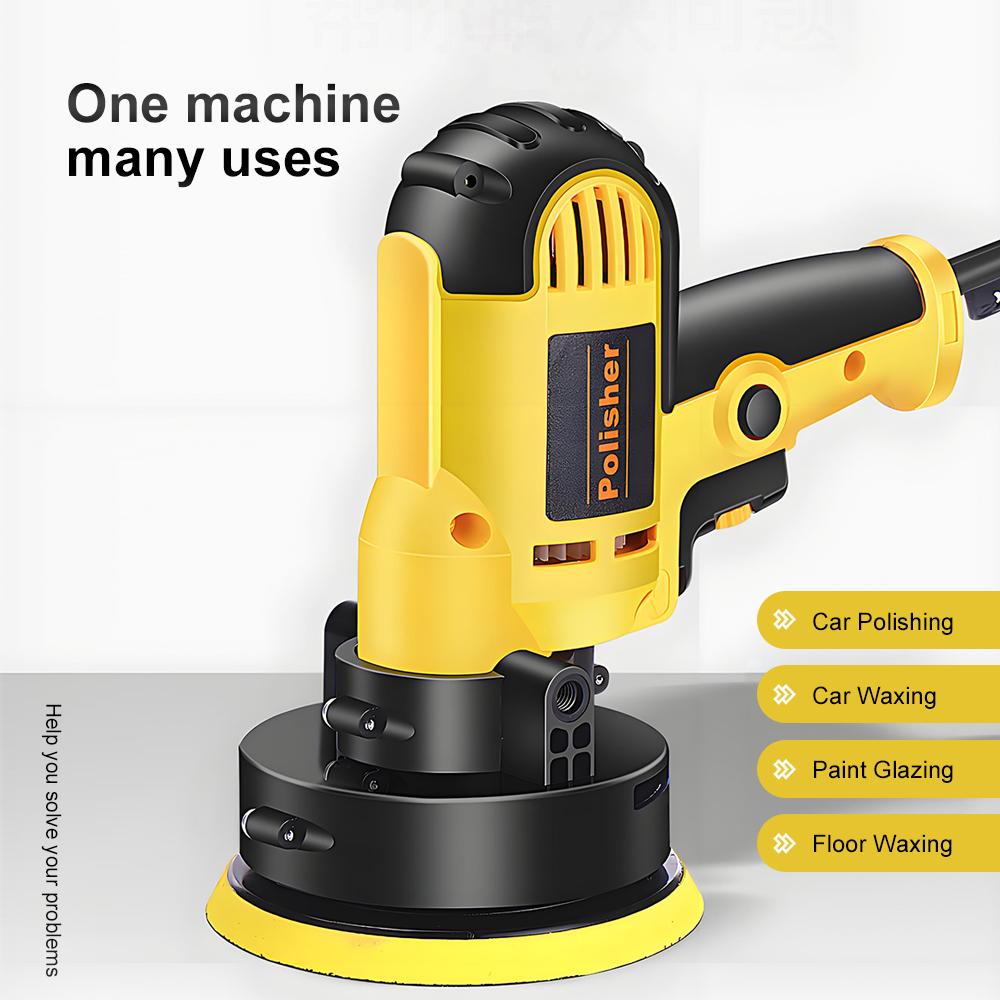 Multifunction Car Polisher 700W Adjustable Speed Car Polishing Waxer Auxiliary Handle Sponge Wool Wheel 220V Sanding Machine