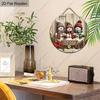 Holiday decoration pendant, decoration of home walls or doors, 2d flat wooden, Christmas decoration, gifts for friends and family