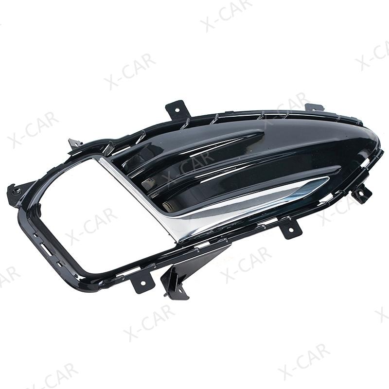 Car Front Bumper Daytime Lamp Fog Light Trim Cover Frame Grille Lid Daylight Bezel Hood For Ford Edge