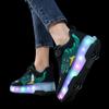 Bo Zong Kids' Light-Up Roller Shoes with Wheels