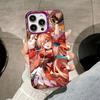 HSR Guinaifen Purple Translucent Mobile Phone Case for iPhone 17 16 15 14 13 12 11 X XR XS Air Pro Max Plus Colorful Cover