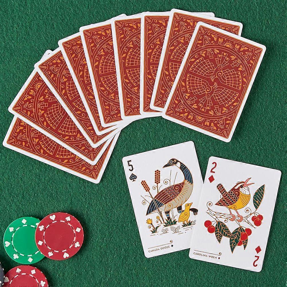 Bird In the Hand Themed Playing Cards 54 Pieces of Stunning Custom Art Unique Bird On Every Card In the Deck