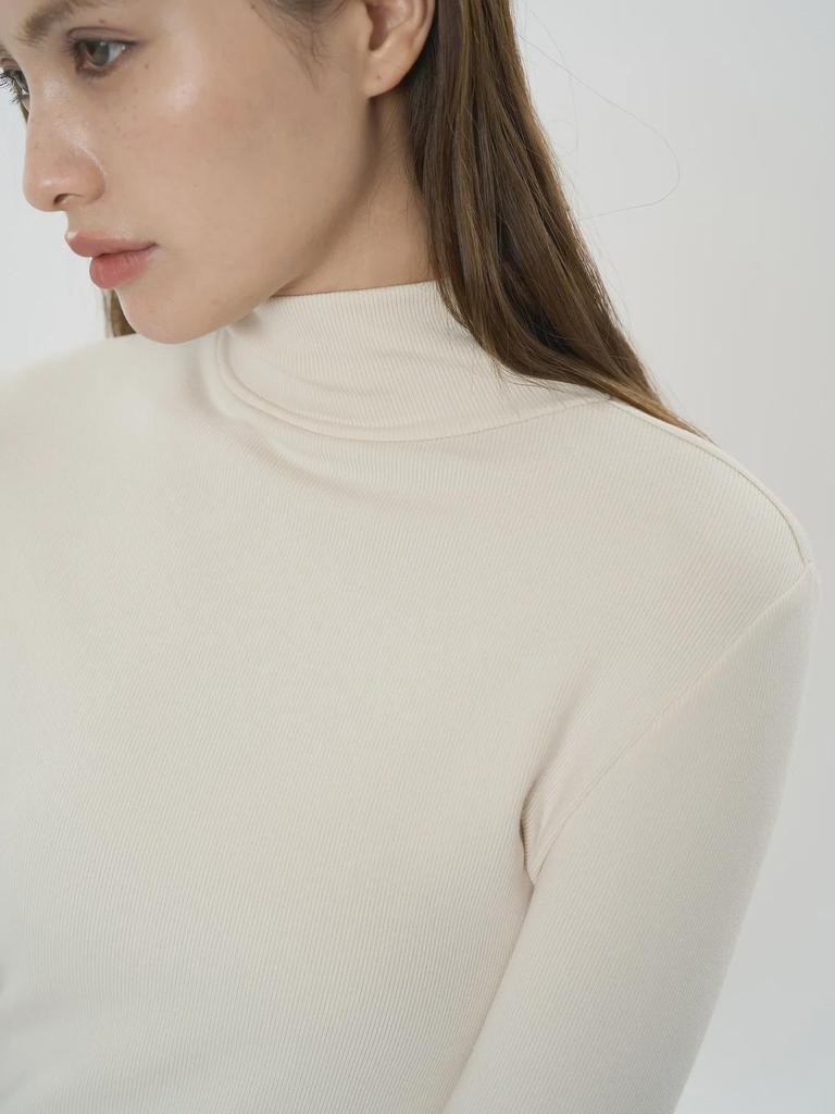 Louvre Winter Korean-Style High Collar Velvet T-Shirt for Women - Warm, Slim Fit Fashion