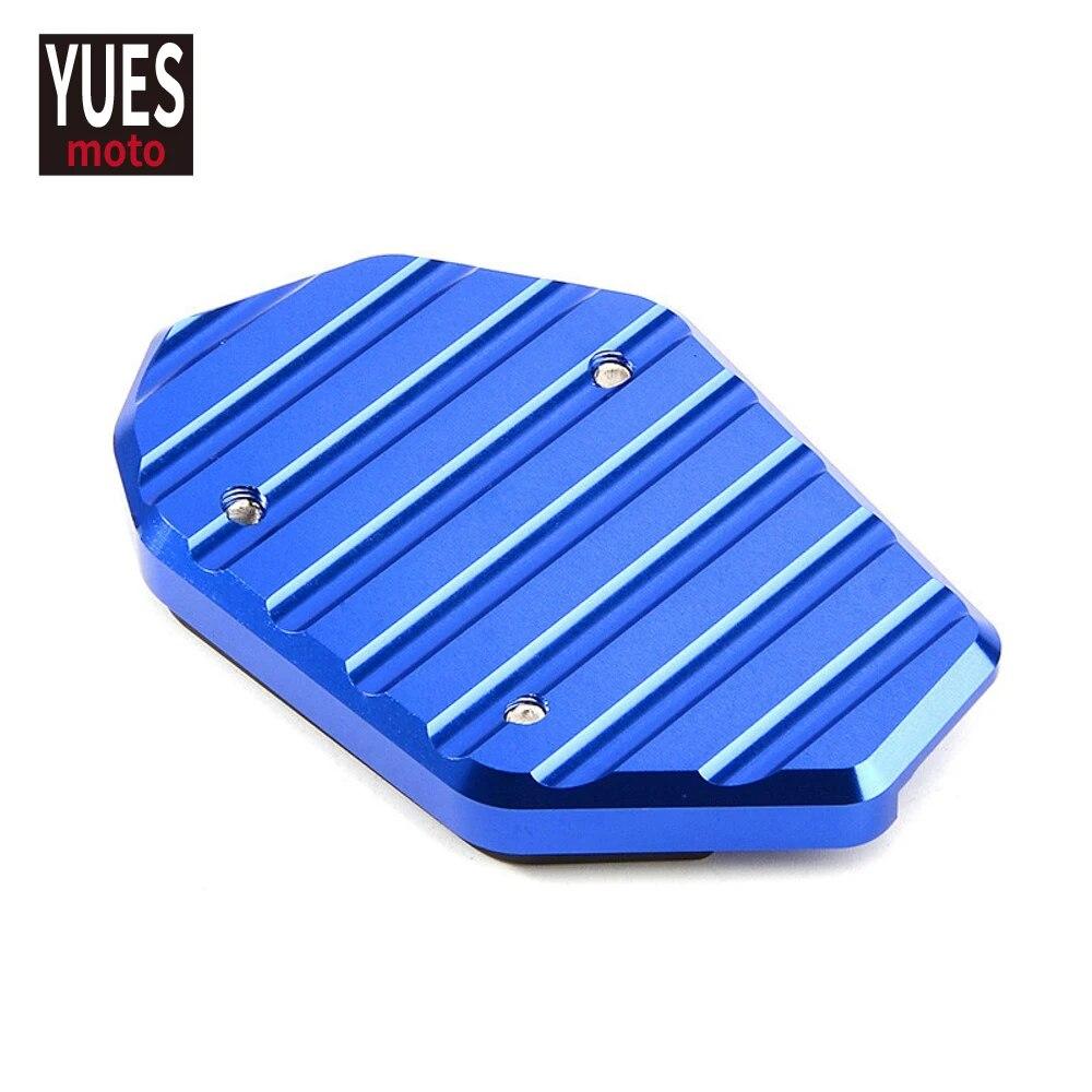 Motorcycle Accessories CNC Kickstand Foot Side Stand Extension Pad Support Plate For YAMAHA MT-25 MT25 MT 25 2014-