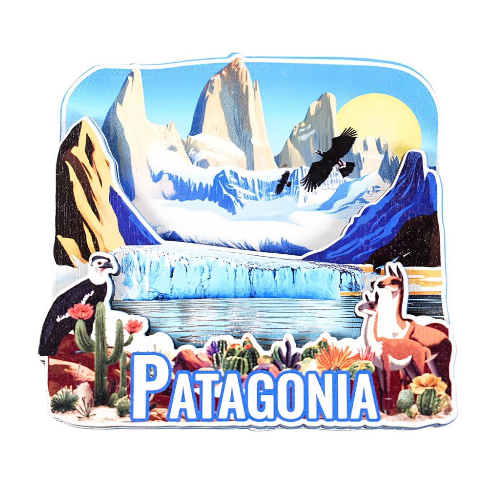 3D Wooden Magnetic Fridge Magnet City Landmark Souvenir Travel Memory Gift Set