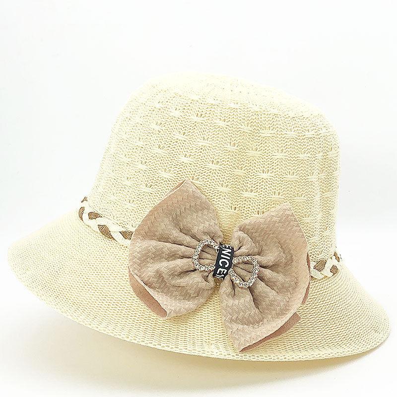 Sommer Damen Dünner Sonnenschutzhut für Mittelalte und Ältere Im Sommer