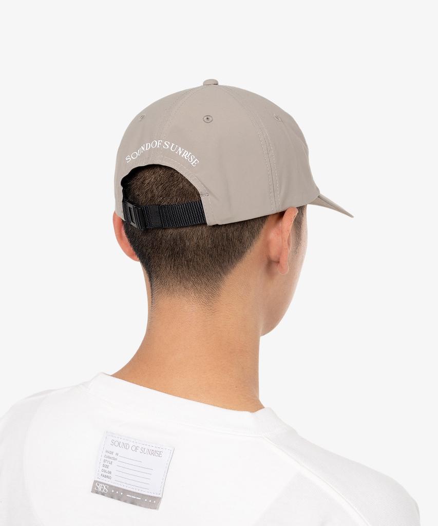 Saundeuobeuseonlaijeu Polyester Taffeta Cap Beige