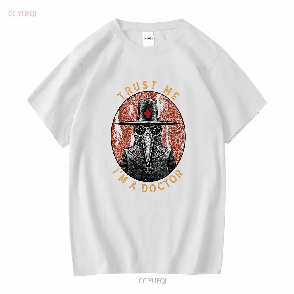 Humor Trust Me Im A Doctor T Shirt Men Cotton Funny Harajuku Short Slee long or sleeves vintage Washed Unisex Stretched