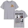 Rapper MALUMA Tour 2026 Grafik T-Shirt Unisex Damen Retro Mode Kurzarm T-Shirt Unisex Hip Hop Oversized T-Shirts Streetwear