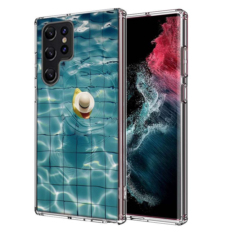 

Rubber Ducks Floating in the Swimming Pool Capa Phone Case For Samsung S26 Ultra S25 Edge Galaxy S23 S21 S20 S24 FE S22 S10 Plus Samsung S21 FE