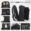 Business Travel Large Capacity Size Fits Inch Suitable for Business Black [KINGSLONG] Backpack, Backpack, 40L, Carry-on Backpack, Men's & Women's,