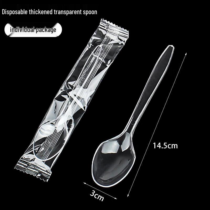 Shihua Individually Wrapped Disposable Plastic Spoons