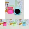 Plastic Flower Pot With Macaron Color Edging And Butterfly Bow For Hotel Wedding Decor Faux Plant Display