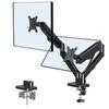 FORGING MOUNT Dual Monitor 10kg Load VESA Arm, 13-32 Inch, Capacity, 75/100, Gas-Powered