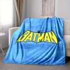 1pc Batman Comics Flannel Throw Blanket - HD Printed Lightweight Soft Warm All-Season Blanket for Sofa, Bed, Travel, Camping 180
