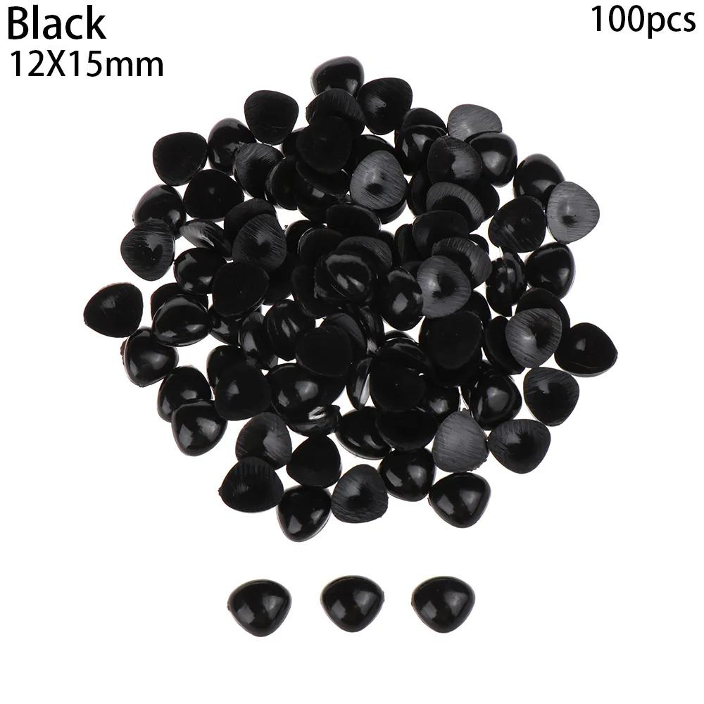 100Pcs/Pack Plastic Triangle Noses For Dolls Toys For Bear Buttons Toy DIY Crafts Safety Child Kids Dolls Nose Accessories