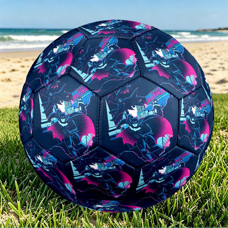 Batman Print Size 5 Soccer Ball, PU Wear Resistant Football for Match Training and Daily Practice, Birthday Gift for Soccer Fans