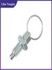 Pull Ring Index Locking Knob Plunger with M6 Threaded Screw