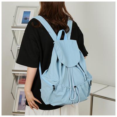 Damen Tasche Trend Einfache Mode Große Kapazität Rucksack Nylon Tasche