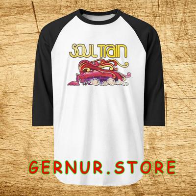 Soul Train Men's Raglan Black Size S-2XL