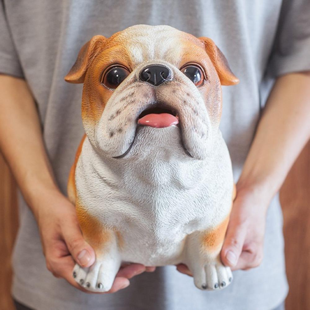 Decorative Dog Piggy Bank Large Capacity Zodiac Dog Ornaments Animal Saving Box  Kid Toy