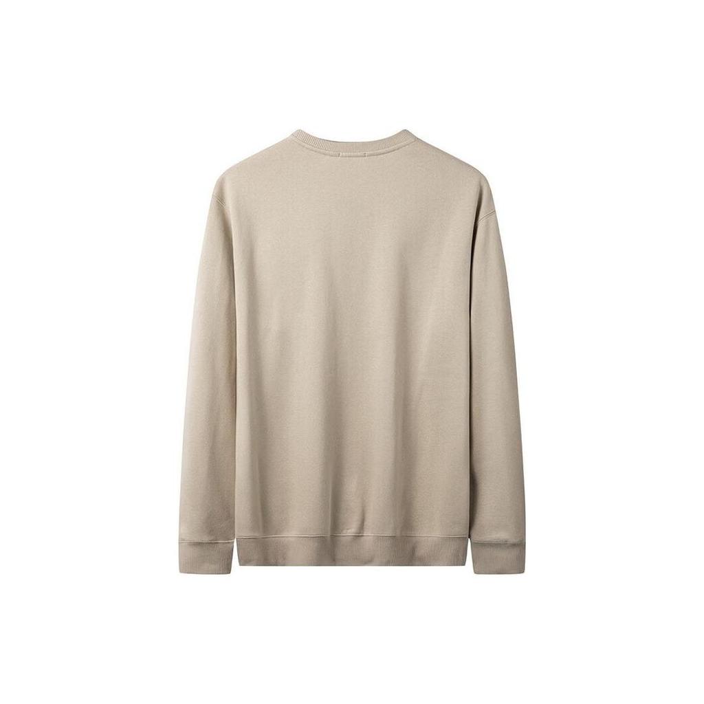 Timberland Tree Logo Print Outdoor Fleece Crewneck Sweatshirt Men Sweatshirt Gray A277C-CY2