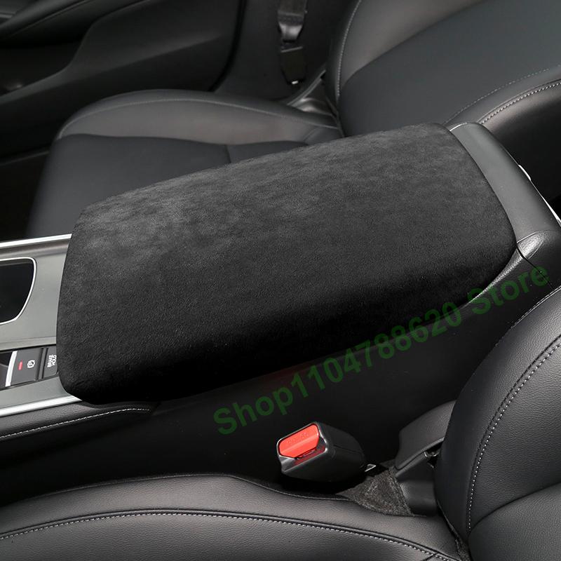 Car Alcantara Center Armrest Cushion Cover Interior Suede For Honda Accord 10 Th 2018-2022 Interior Accessorie