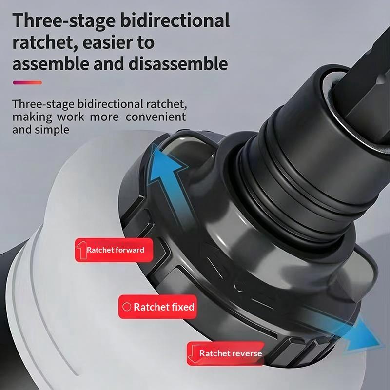 Ratchet Screwdriver Set Dual-Purpose Short Shaped Radish Head Screwdriver High Hardness Labor-Saving Screwdriver Diy Tools